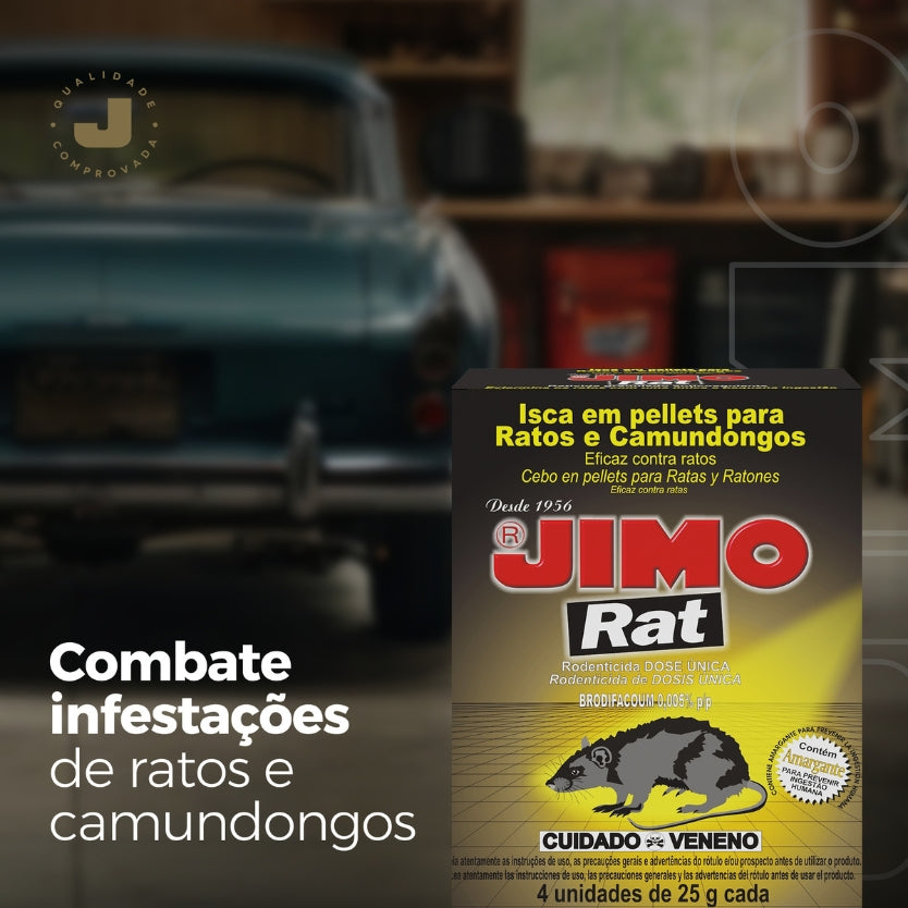 Inseticida Controle Eficaz De Ratos E Camundongos Jimo - Thony Ferragem