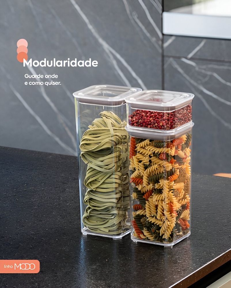 Pote Hermético 1,2L Cristal Coza - Thony Ferragem