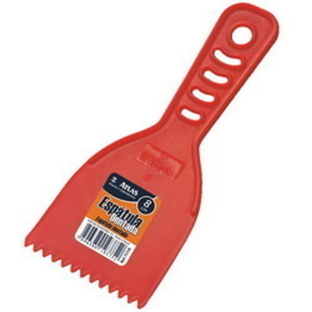 Espatula Plastica Dentada 8cm - Thony Ferragem