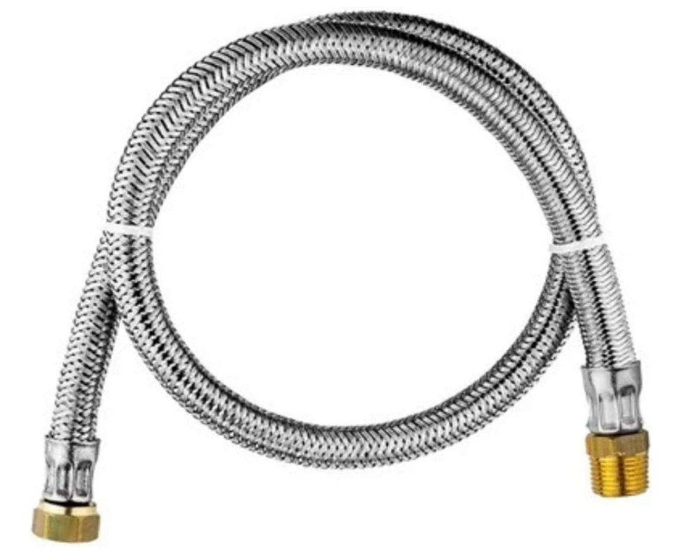 Engate Flexivel Inox 1/2" Mxf Alta Vazao 60cm - Thony Ferragem
