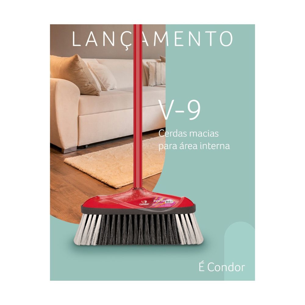 Vassoura Varre Muito V-9 Condor - Thony Ferragem
