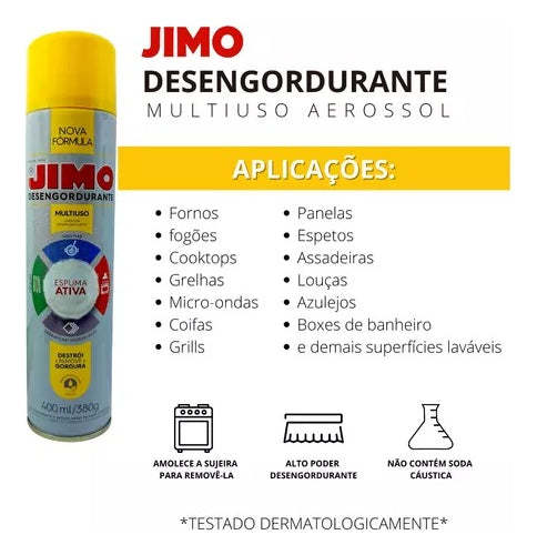Desengordurante Multiuso 400ml Jimo - Thony Ferragem