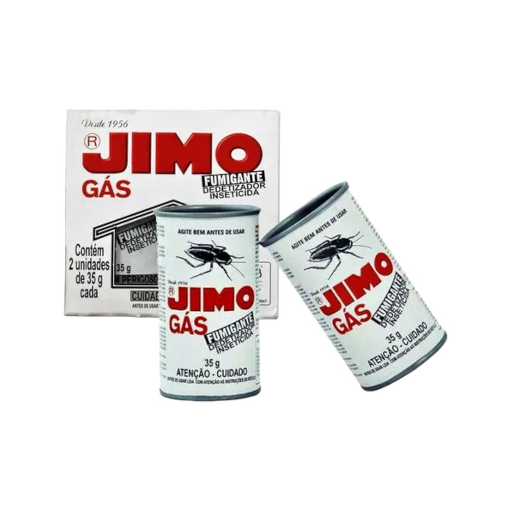 Gas Fumigante C/ 2 Tubos Jimo - Thony Ferragem