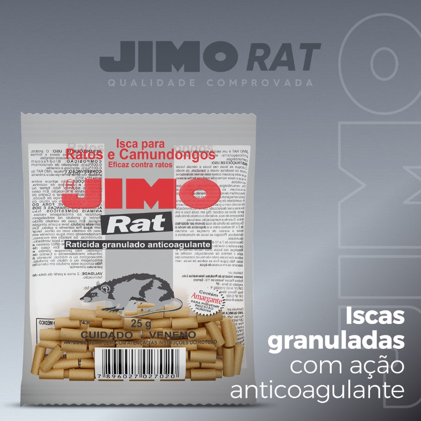 Inseticida Controle Eficaz De Ratos E Camundongos Jimo - Thony Ferragem