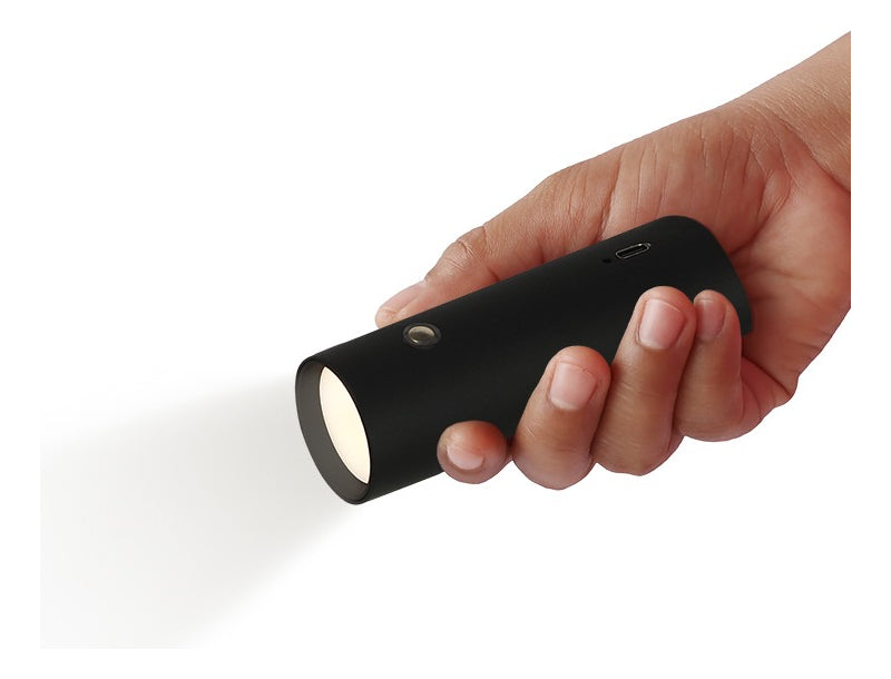 Luminária Mesa Led Ion Recarregável Preto Taschibra - Thony Ferragem