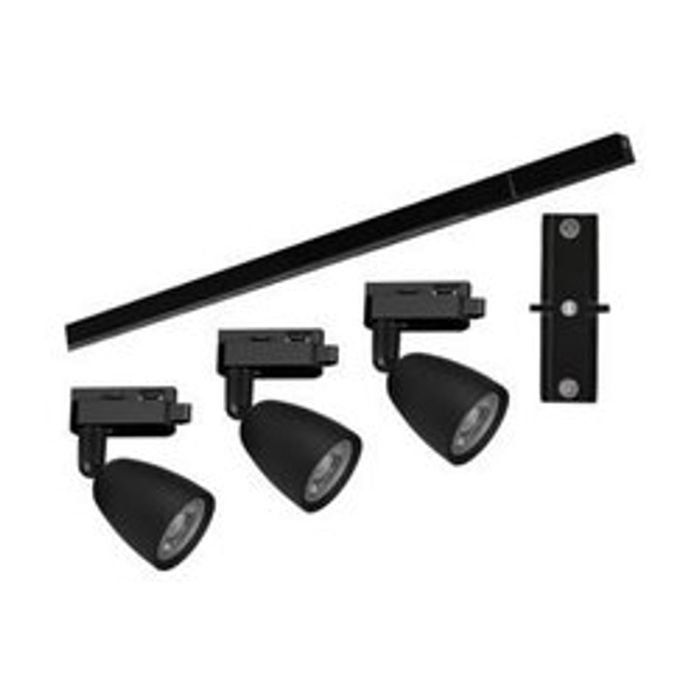 Kit Trilho Direct Led 6500k 18w Preto - Thony Ferragem