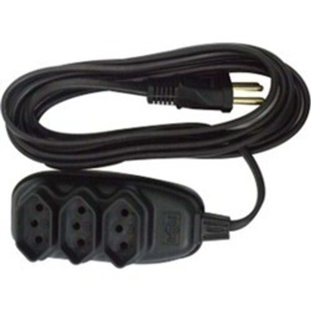 REGUA EXTENSAO ELETRICA 3 TOMADAS 20A PRETO 3M - Thony Ferragem