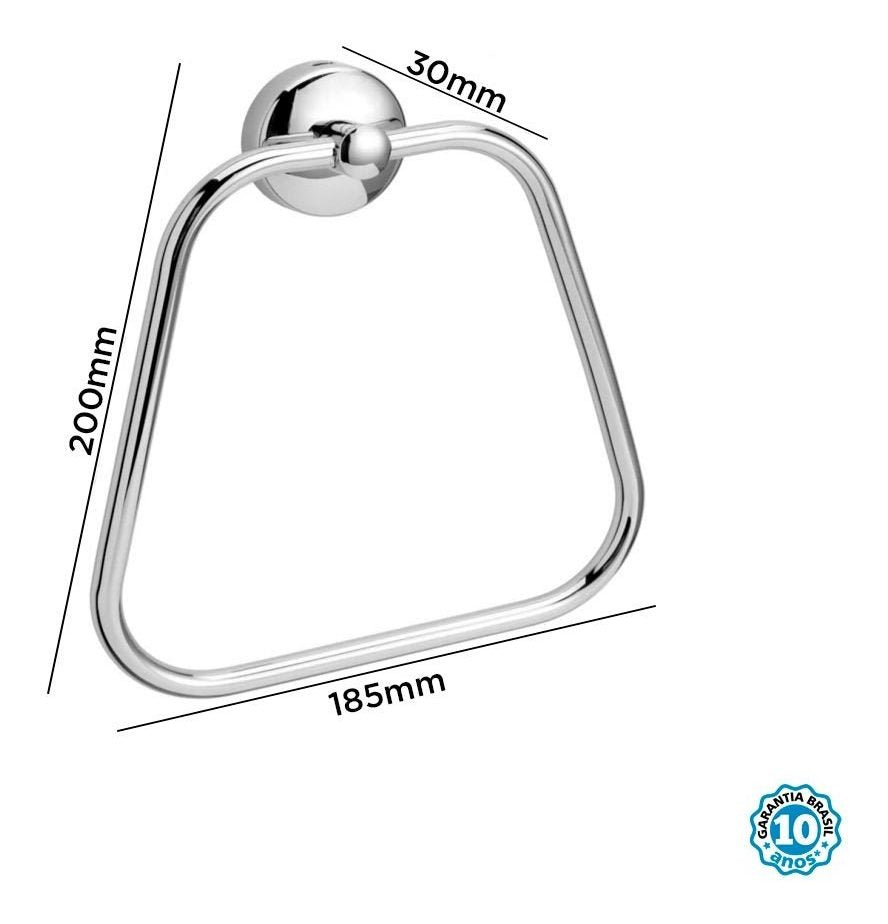 Porta Toalha Trapezio Standard Jackwal - Thony Ferragem