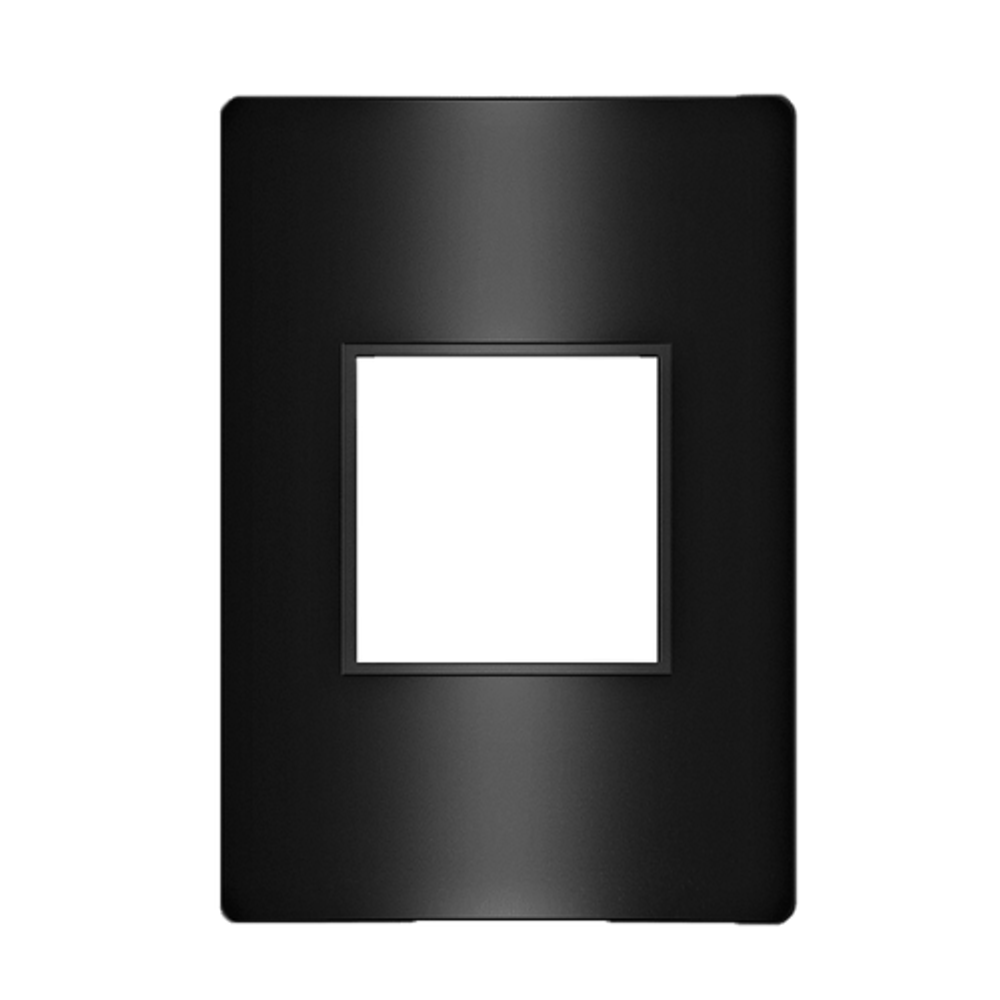 Conjunto Placa 2mj 4x2 + Suporte Carbono Revita Soprano - Thony Ferragem