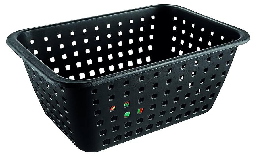 Cesto Plastico Preto M Ordene - Thony Ferragem
