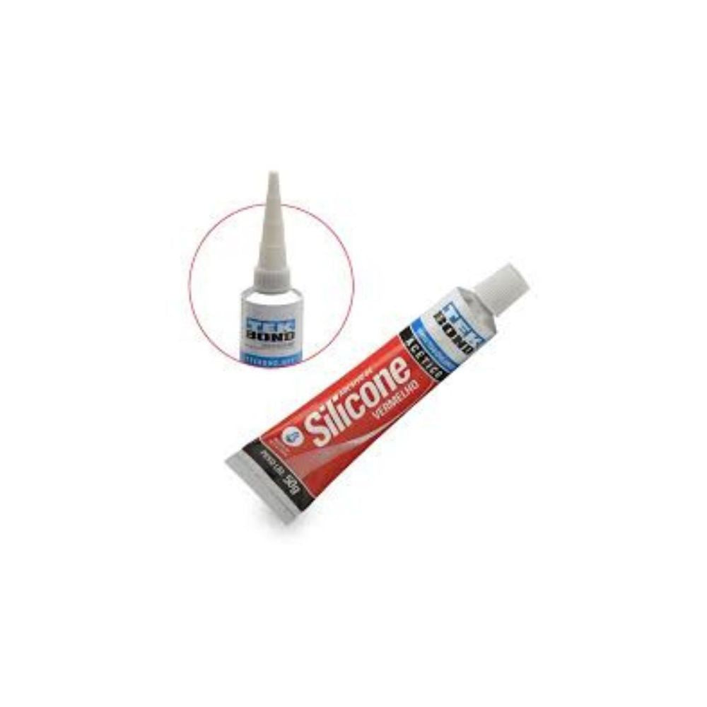 SILICONE ALTA TEMPERATURA VERMELHO 50G - Thony Ferragem