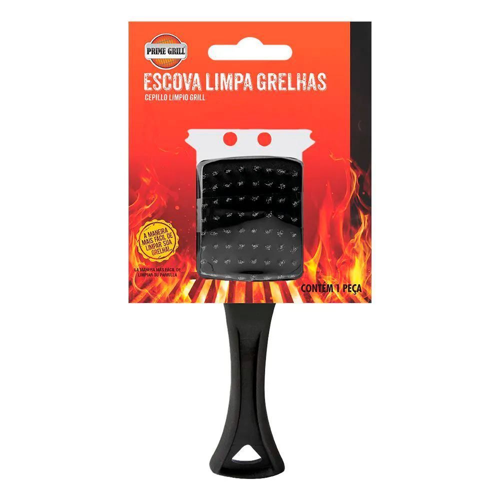 Escova Limpa Grelhas Prime Grill Grilazer - Thony Ferragem