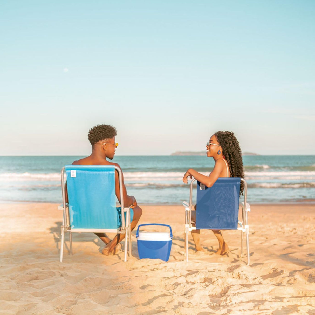 Cadeira Alta Alumínio Azul Marinho Mor - Thony Ferragem