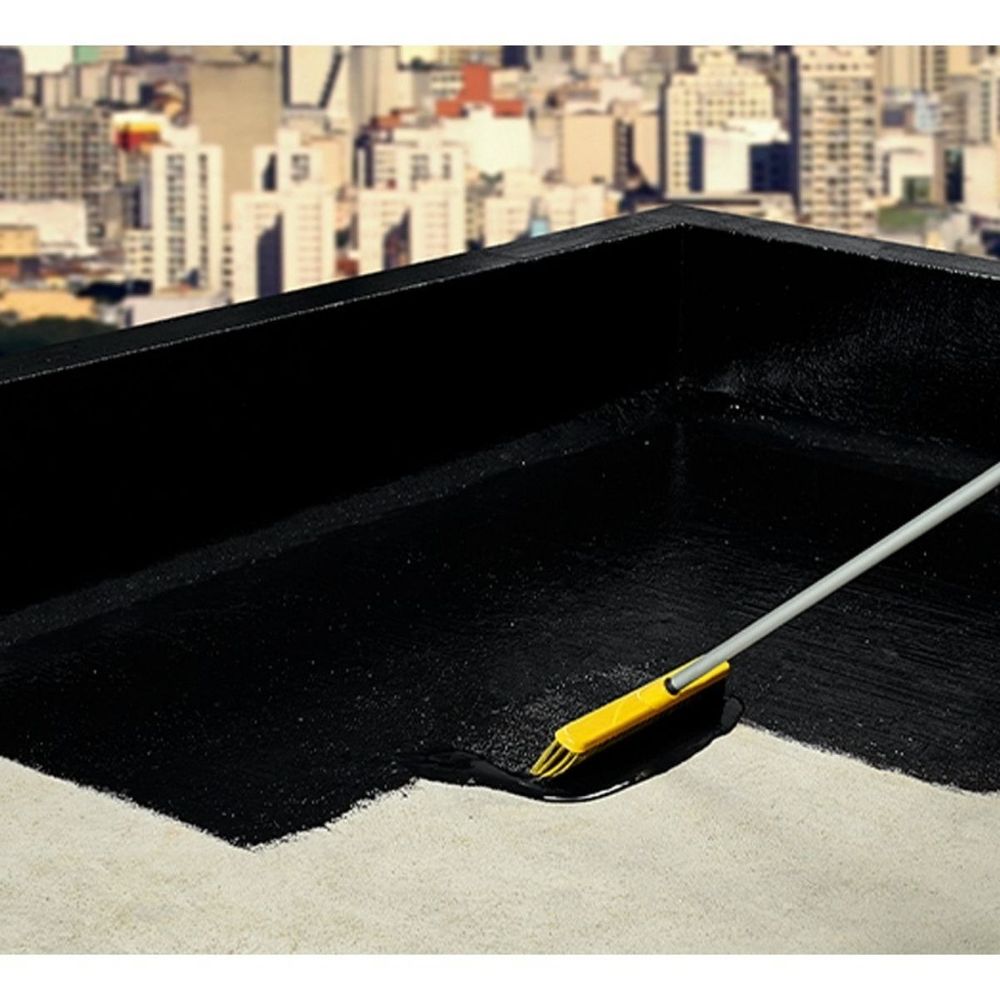 Manta Liquida Vedapren Preto Balde 18l Vedacit