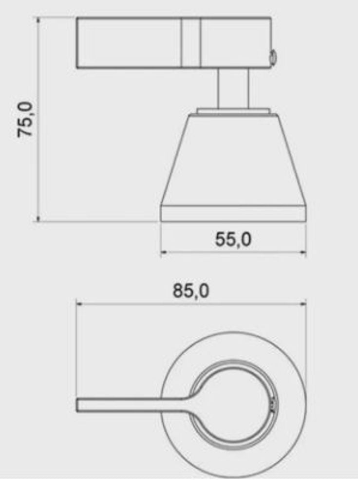 Acabamento Preto 1/2, 3/4 E 1 Atria Matt Meber - Thony Ferragem