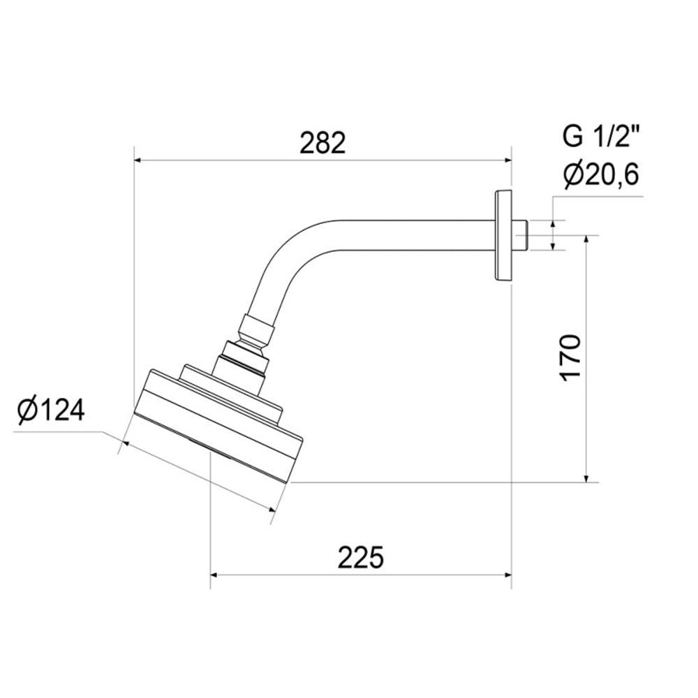 Ducha Max Matt 1959 Preto Meber - Thony Ferragem