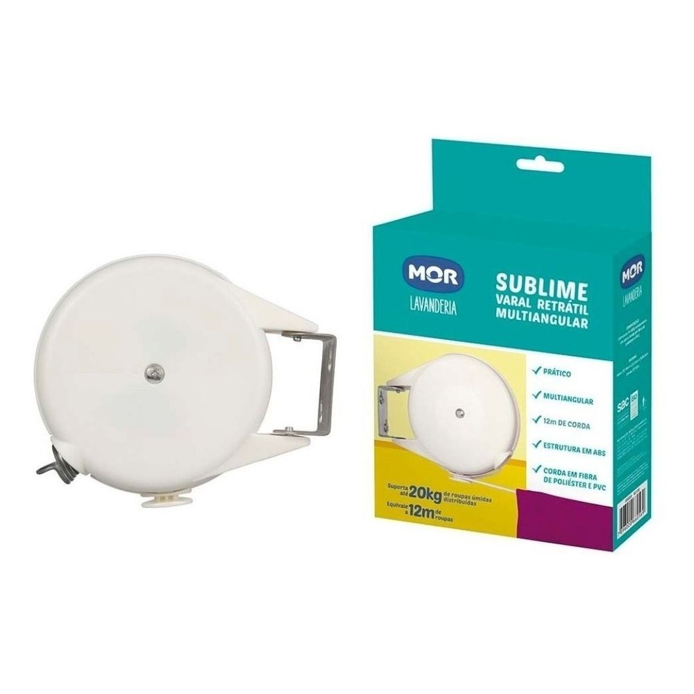 Varal Retratil Multiangular Sublime Mor - Thony Ferragem