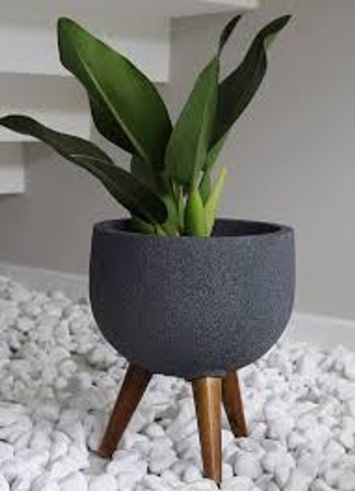 VASO DECORE REDONDO 33 GRAFITE JAPI - Thony Ferragem