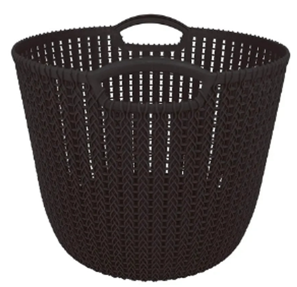 Cesto Circular Medio Preto Mor - Thony Ferragem