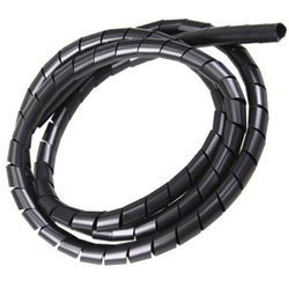 Organizador Fios E Cabos 20mm X 1,5mt Preto - Thony Ferragem
