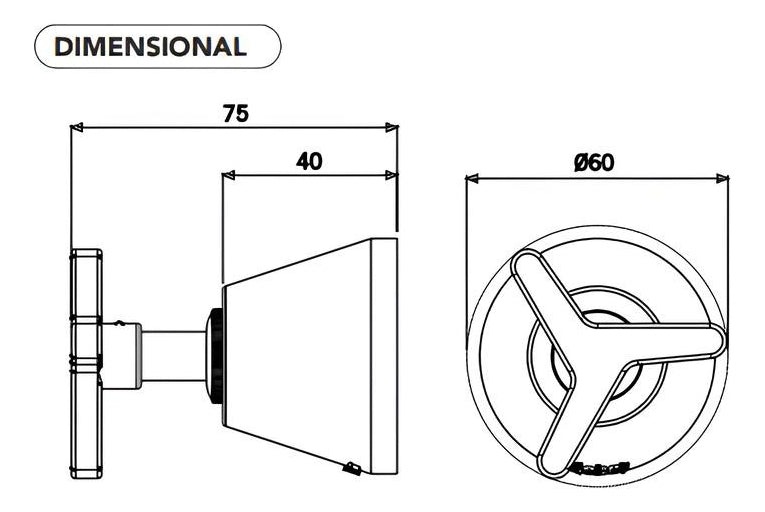 Acabamento C15 1/2" - 3/4" - 1" Meber - Thony Ferragem