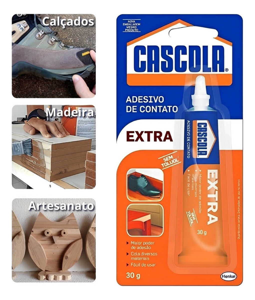 Cascola Extra Bisnaga 30gr Contato - Thony Ferragem