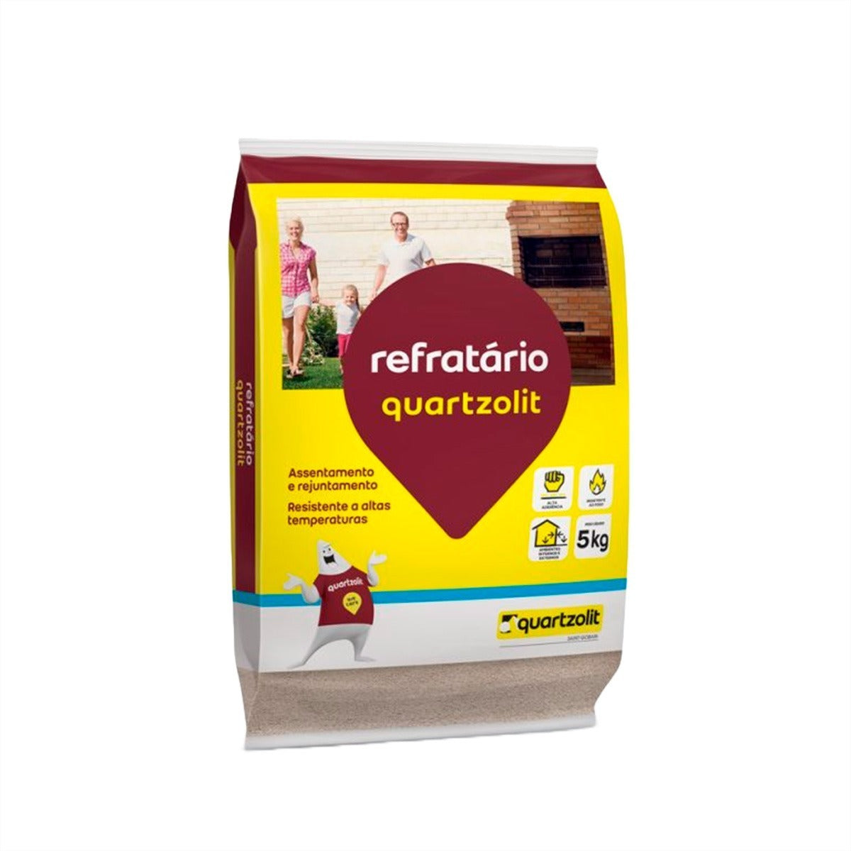 Argamassa Para Refratarios Saco 5kg Quartzolit - Thony Ferragem