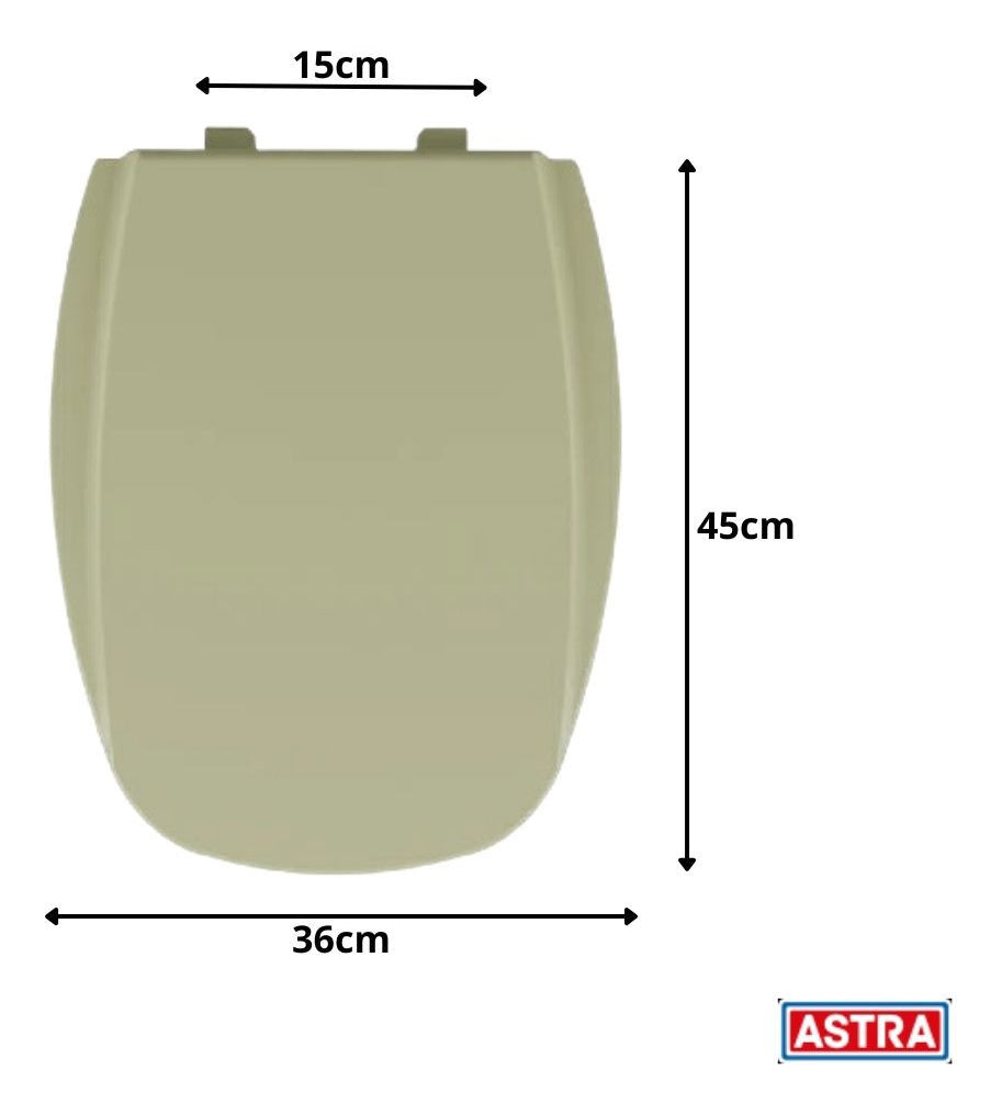 Assento Monte Carlo Almofadado Creme Astra - Thony Ferragem