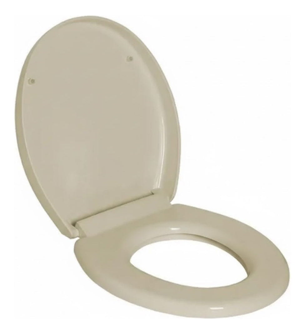 Assento Sanitário Oval Soft Close Bege Astra - Thony Ferragem