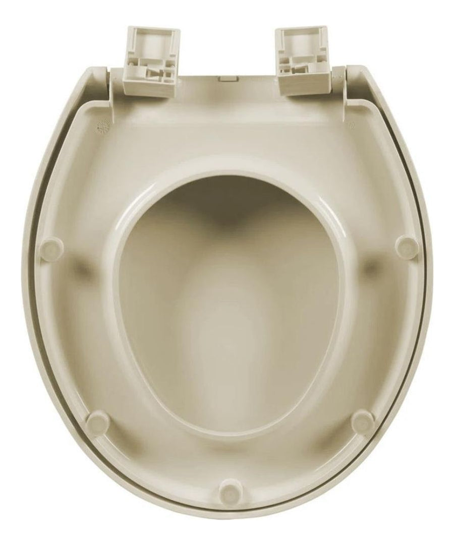Assento Sanitário Oval Soft Close Bege Astra - Thony Ferragem