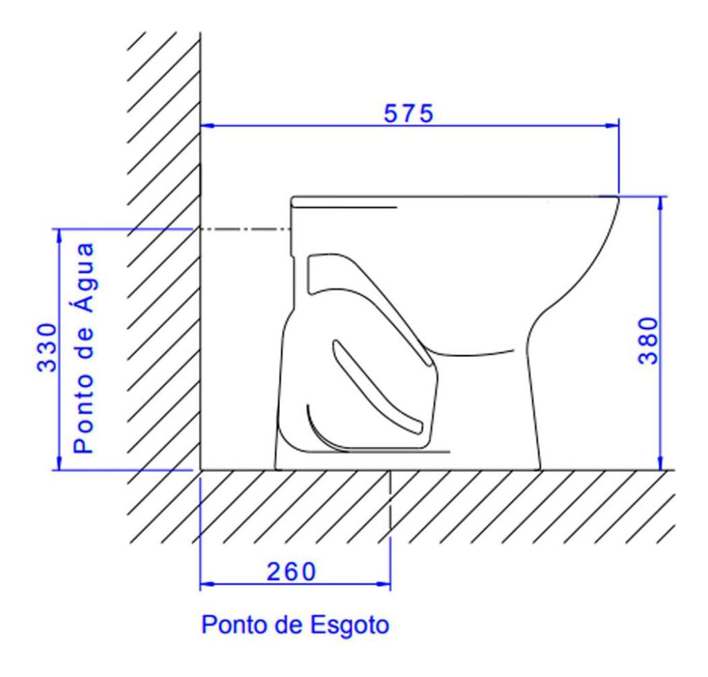 Bacia Para Caixa Acoplada Izy Branco Gelo Deca - Thony Ferragem