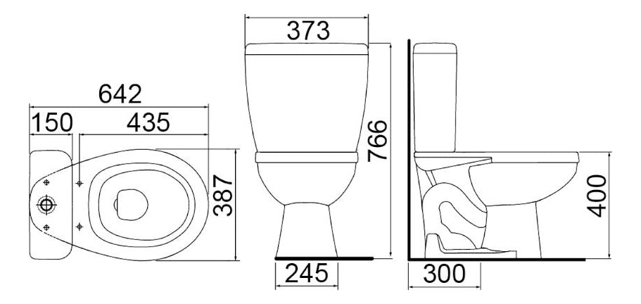 Bacia Para Caixa Acoplada Way Branca Lorenzetti - Thony Ferragem