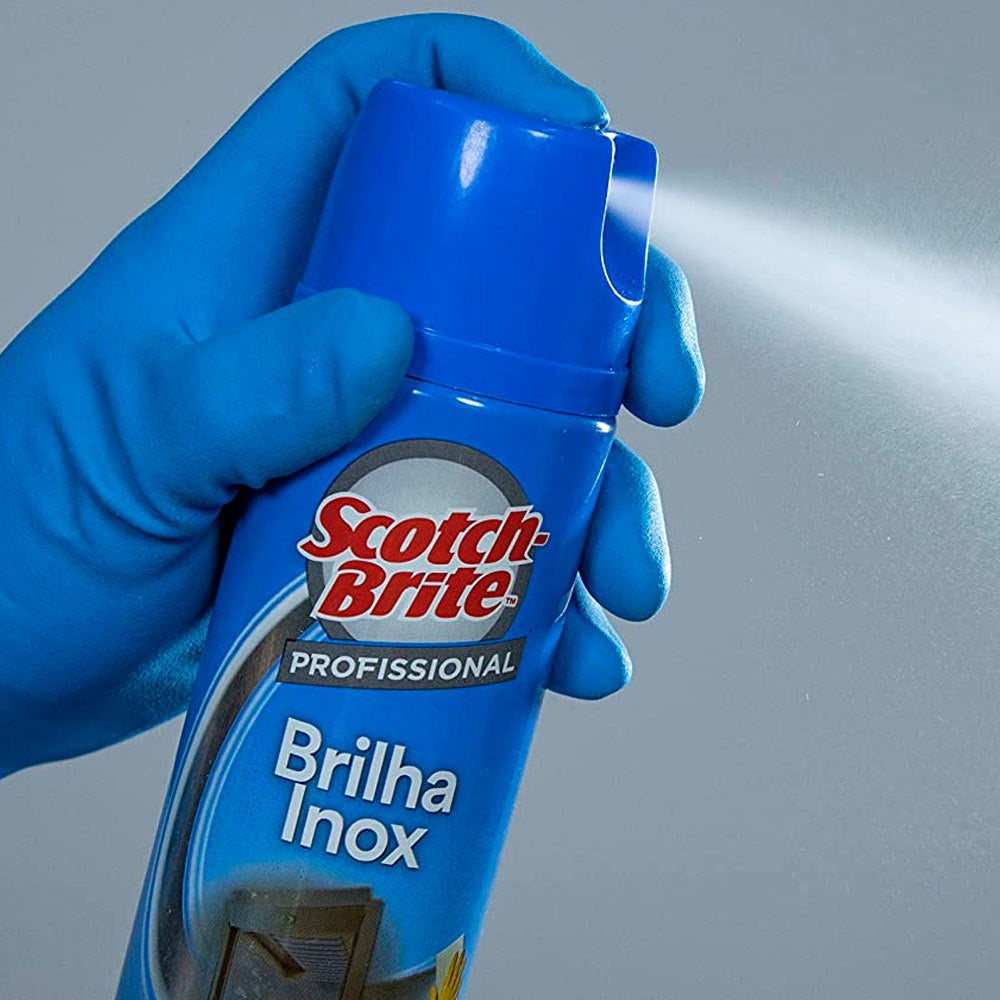 Brilha Inox Scotch-Brite Aerossol 3M - Thony Ferragem