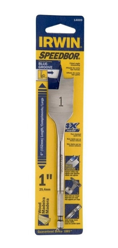 Broca Chata Para Madeira 6x1" Irwin