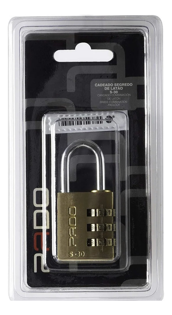 Cadeado SM Segredo LT 30 mm – Pado