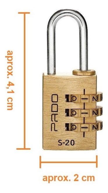 Cadeado SM Segredo LT 20 mm – Pado