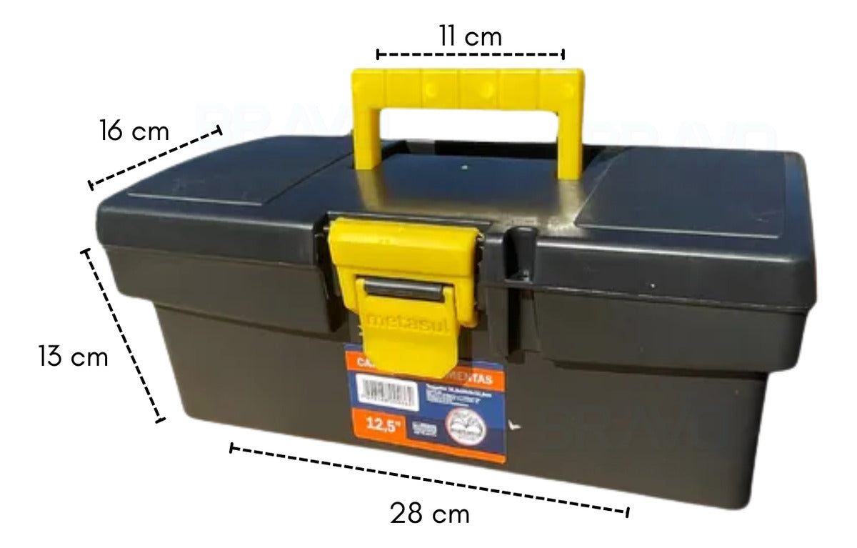 Caixa De Ferramentas Plastica 18 X 32cm - Thony Ferragem