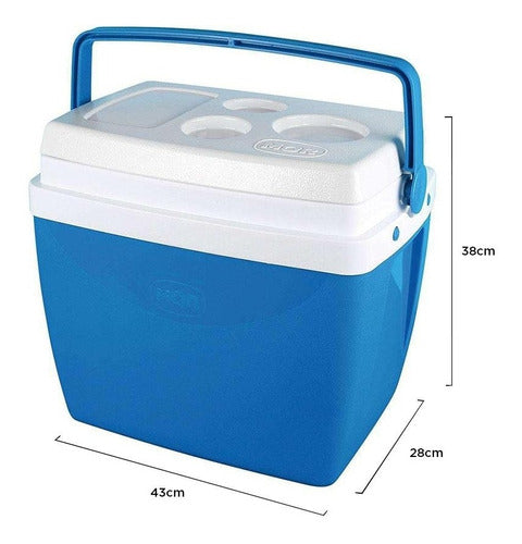 Caixa Termica 26lt Azul Mor - Thony Ferragem