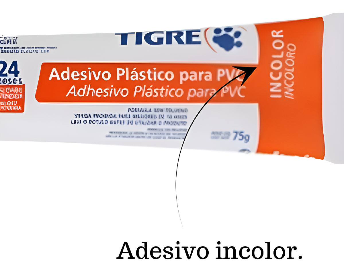 Adesivo Plastico Pvc Incolor 75g Tigre - Thony Ferragem