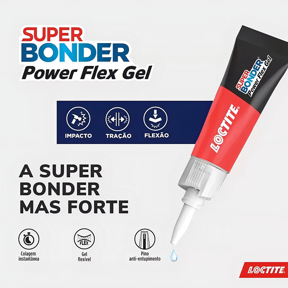 Adesivo Super Bonder Power Flex Gel 2g Loctite - Thony Ferragem