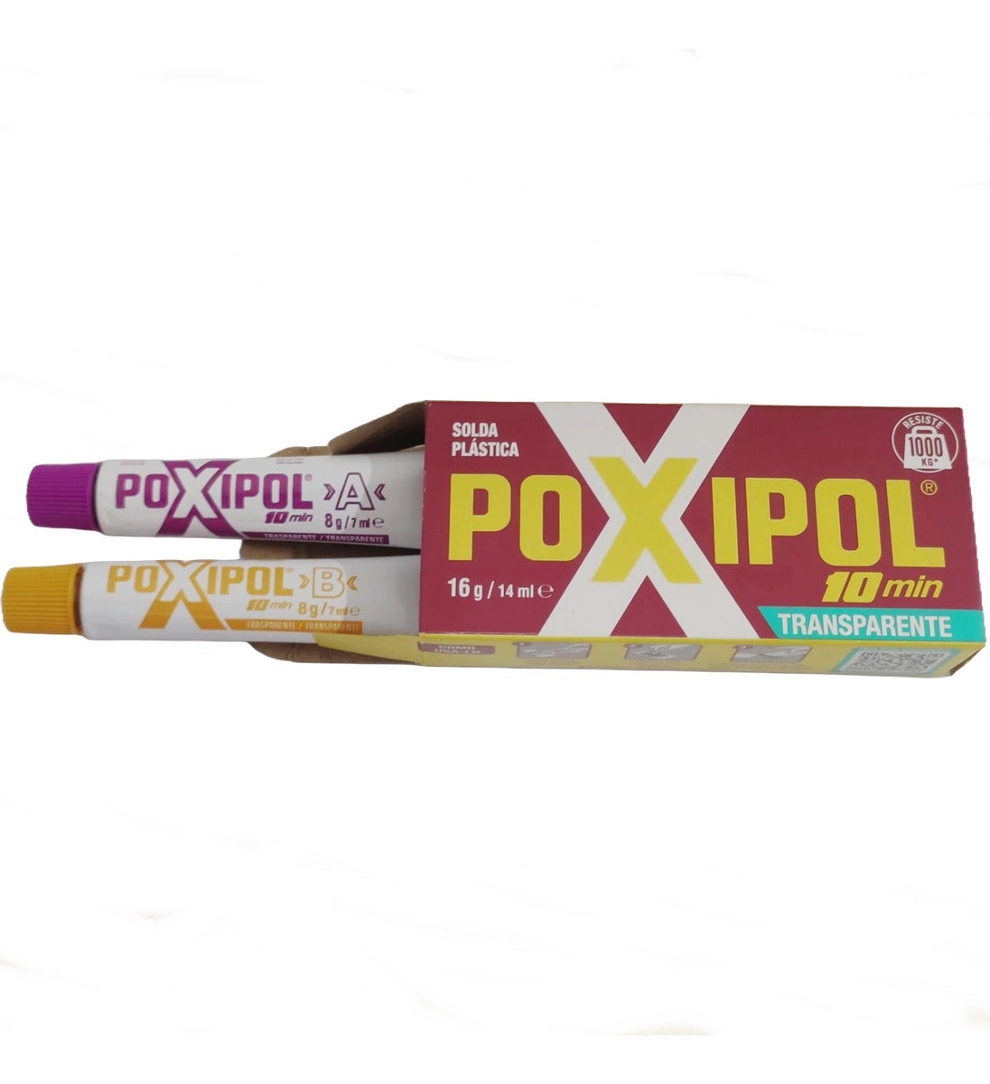 Poxipol Transparente 16gr - Thony Ferragem