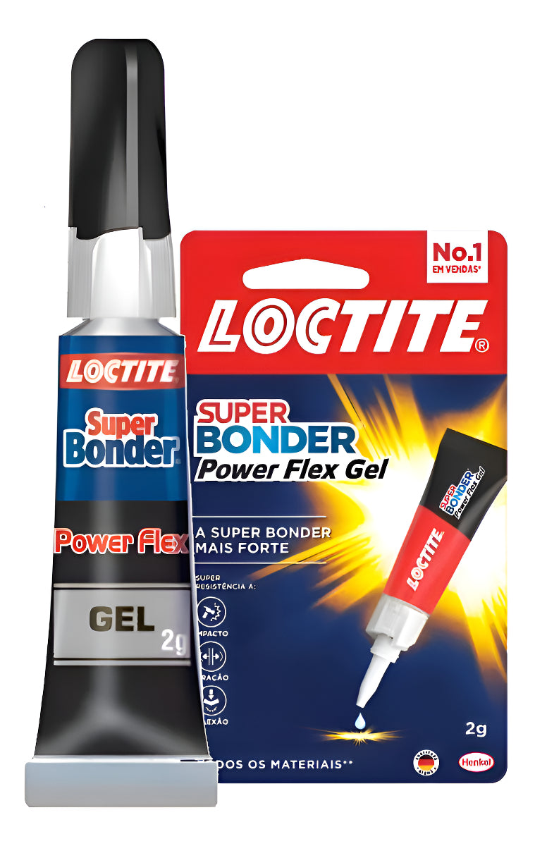 Adesivo Super Bonder Power Flex Gel 2g Loctite - Thony Ferragem