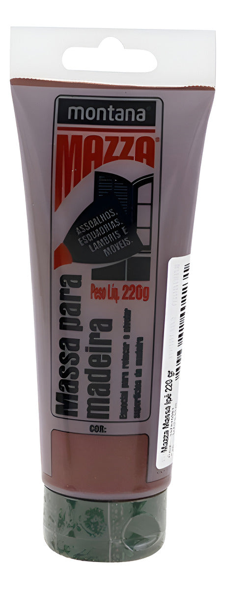 Massa P/ Madeira Mazza Mogno 220g Montana - Thony Ferragem