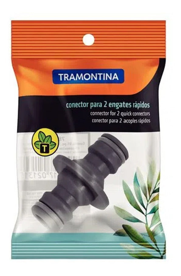 Conector União De Mangueira Engate Rápido Duplo Tramontina - Thony Ferragem