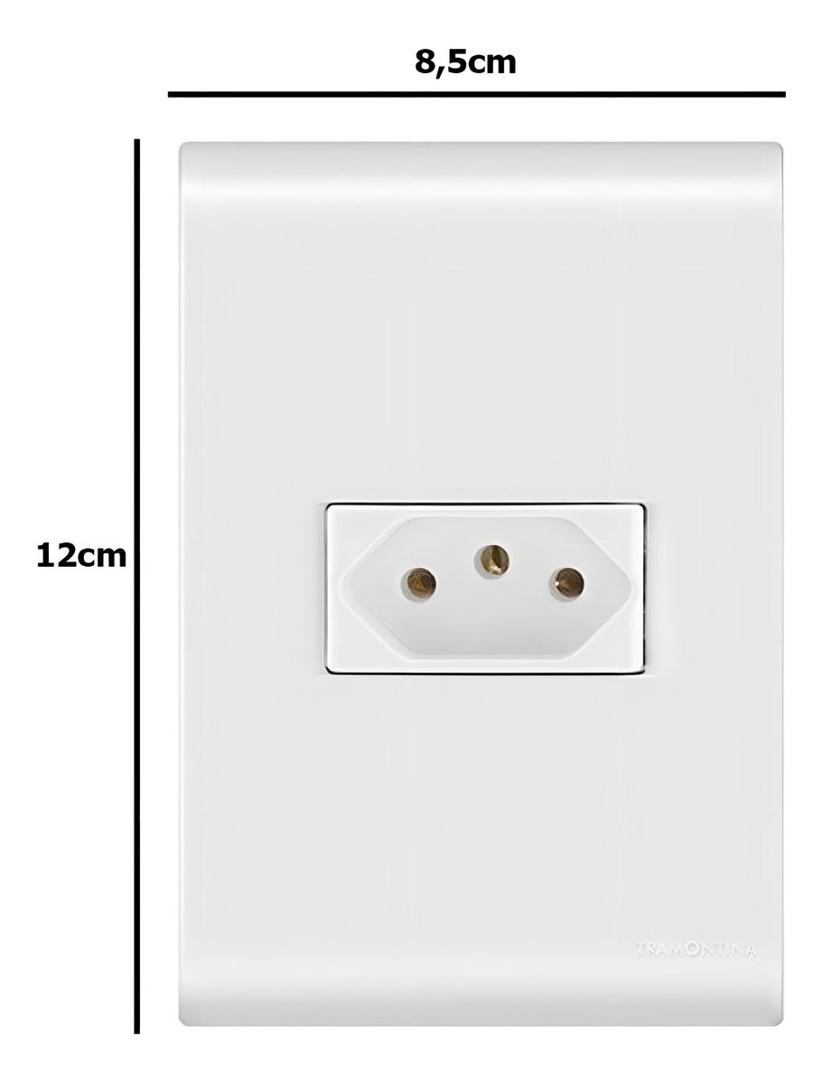 Conjunto Tomada 2p+T 20a - Liz Tramontina - Thony Ferragem