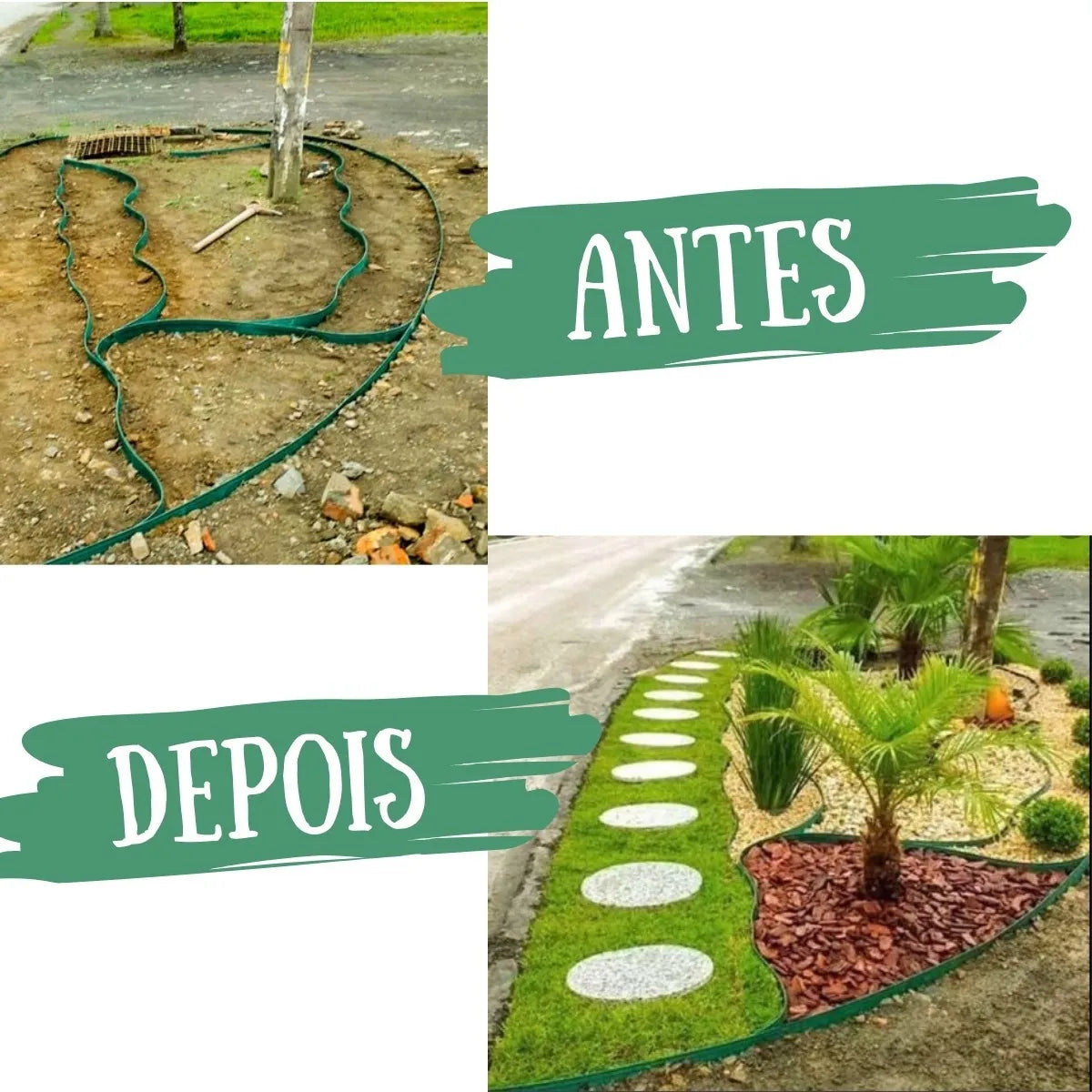 Limitador De Grama Verde Pabovi - Thony Ferragem