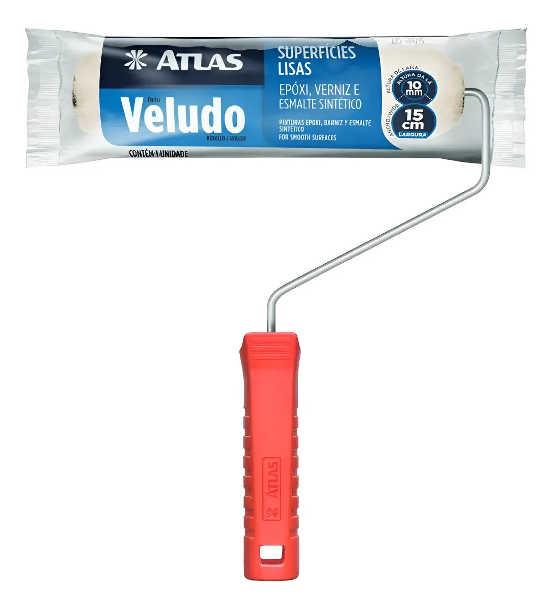 Rolo Pintura Veludo 15cm Atlas - Thony Ferragem