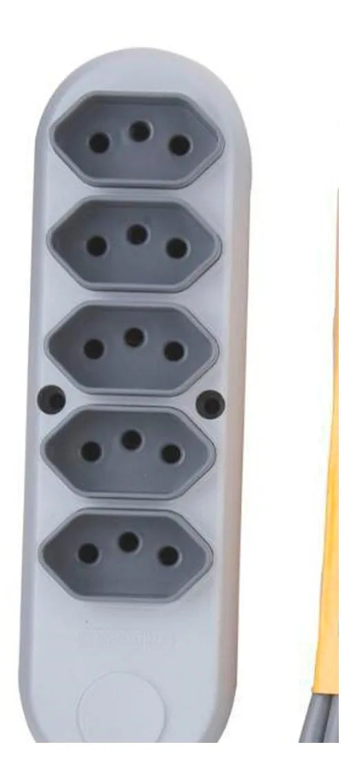 Extensao Eletrica 5 Tomadas 2p+T 10a/250v 3m Tramontina - Thony Ferragem