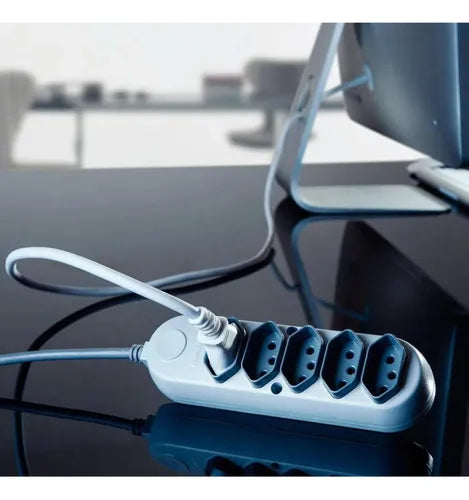 Extensao Eletrica 5 Tomadas 2p+T 10a/250v 1,5m Tramontina - Thony Ferragem