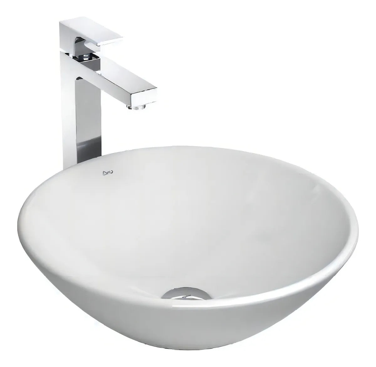 Cuba Apoio Redonda 400mm Branco Gelo Deca - Thony Ferragem